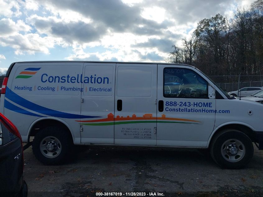 2016 CHEVROLET EXPRESS 3500 WORK VAN 1GCZGGFGXG1239365