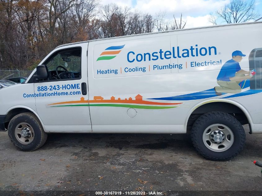 2016 CHEVROLET EXPRESS 3500 WORK VAN 1GCZGGFGXG1239365
