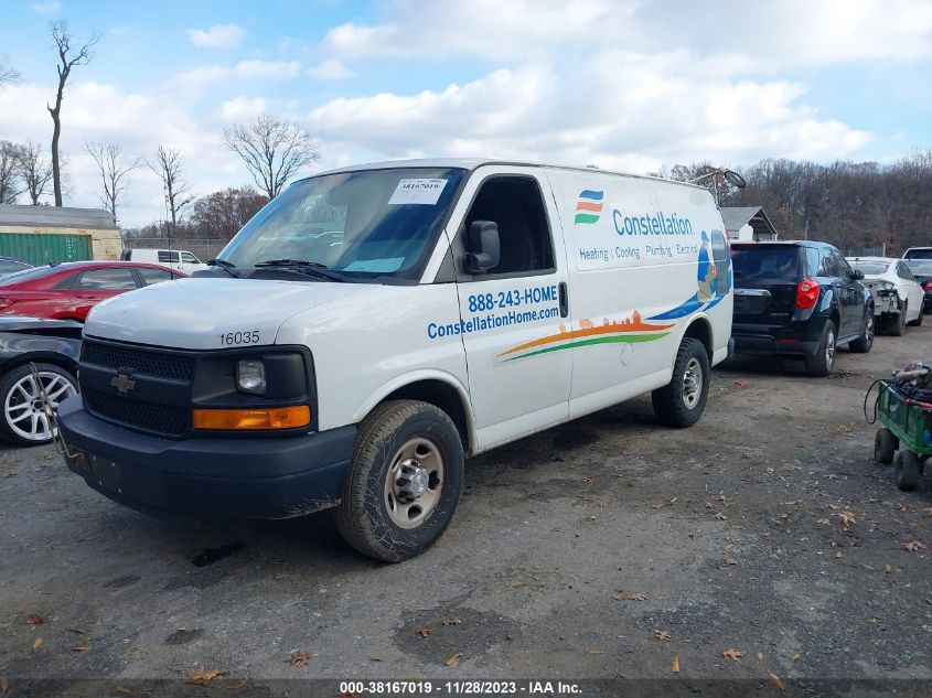 2016 CHEVROLET EXPRESS 3500 WORK VAN 1GCZGGFGXG1239365