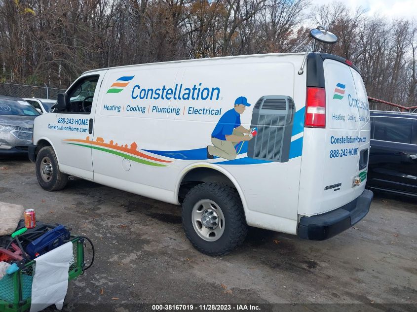 2016 CHEVROLET EXPRESS 3500 WORK VAN 1GCZGGFGXG1239365