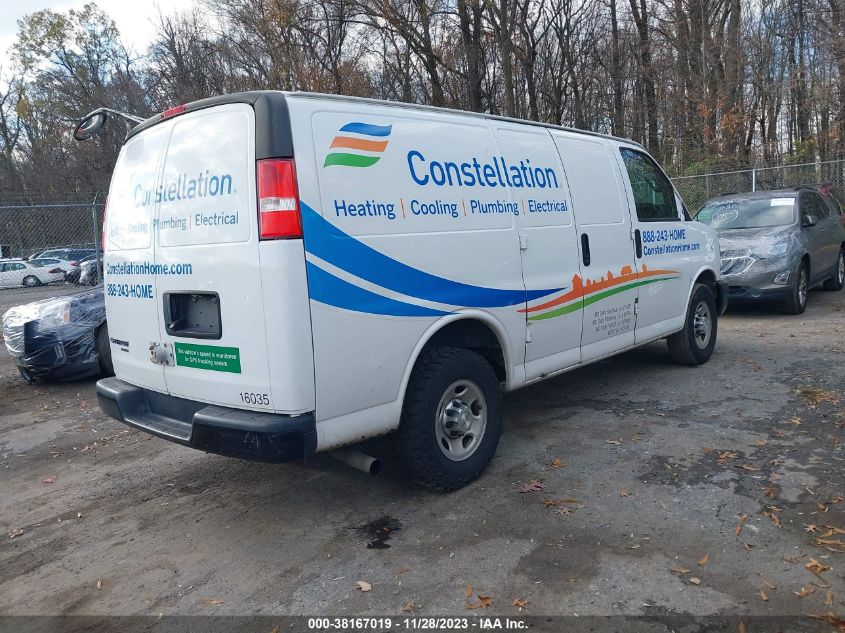 2016 CHEVROLET EXPRESS 3500 WORK VAN 1GCZGGFGXG1239365