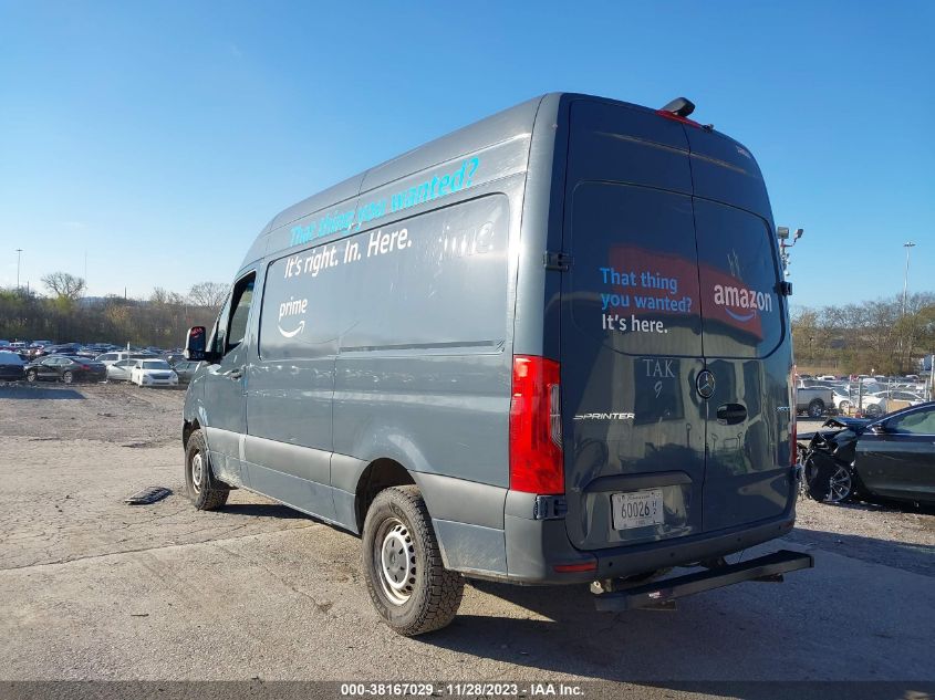 2019 MERCEDES-BENZ SPRINTER 2500 HIGH ROOF V6 - WD4PF0CD6KP100289