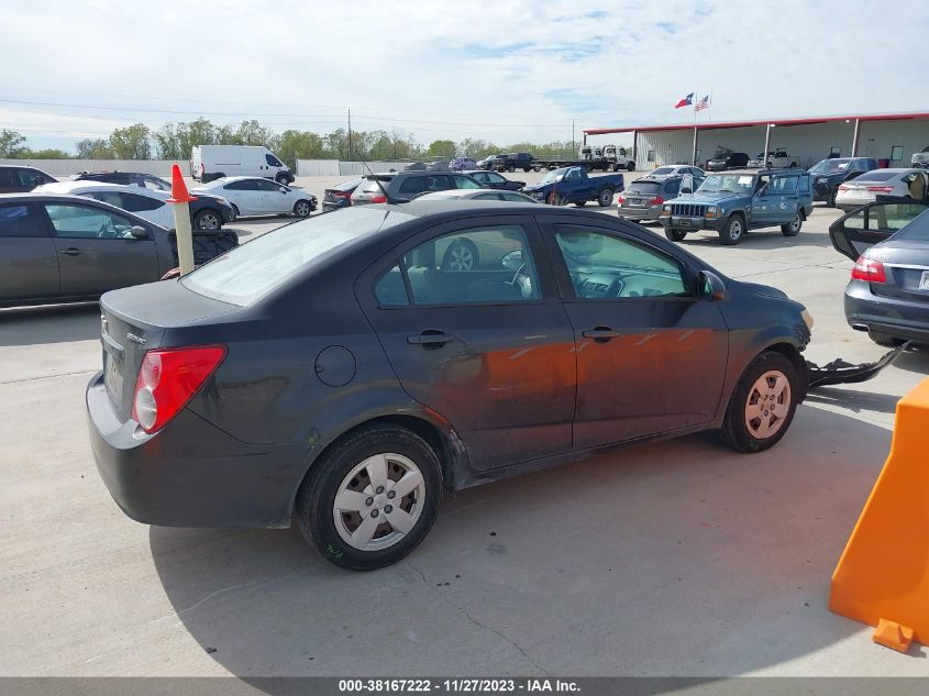 2013 CHEVROLET SONIC LS AUTO - 1G1JA5SH4D4216300