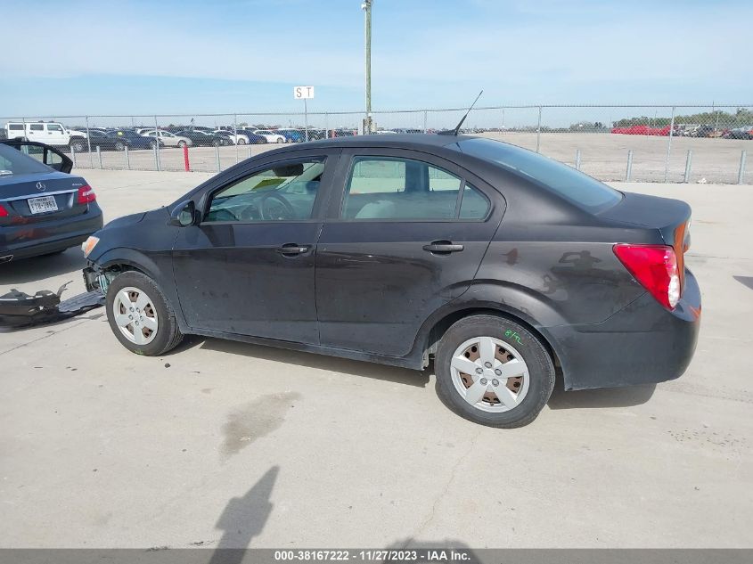 2013 CHEVROLET SONIC LS AUTO - 1G1JA5SH4D4216300