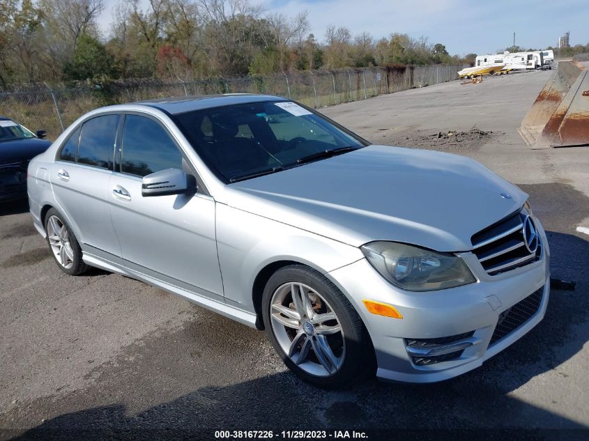 2014 MERCEDES-BENZ C 250 SPORT/LUXURY - WDDGF4HB3EG255319