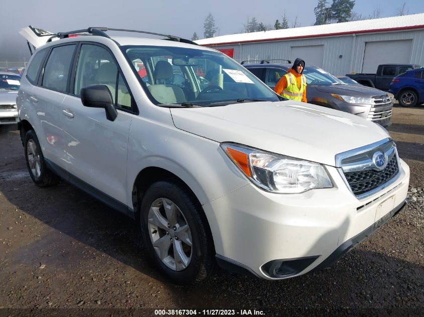 2015 SUBARU FORESTER 2.5I - JF2SJABC4FH839485