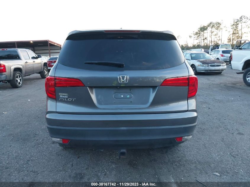 2017 HONDA PILOT EXL - 5FNYF5H55HB001009