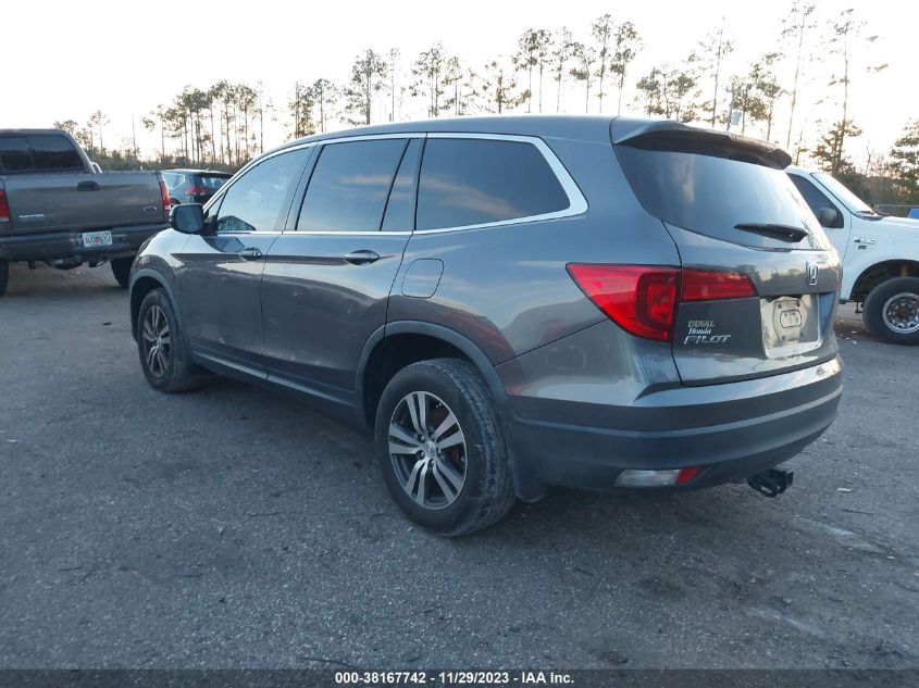 2017 HONDA PILOT EXL - 5FNYF5H55HB001009