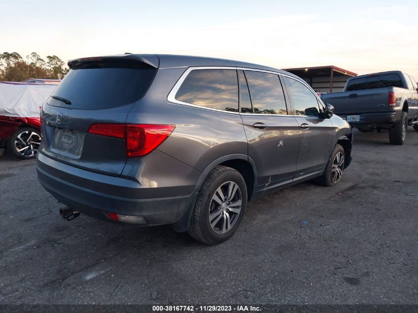 2017 HONDA PILOT EXL - 5FNYF5H55HB001009