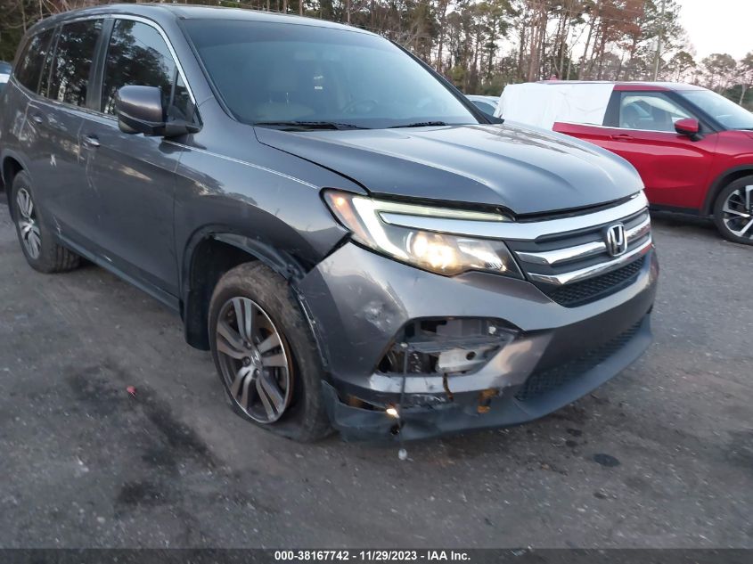2017 HONDA PILOT EXL - 5FNYF5H55HB001009