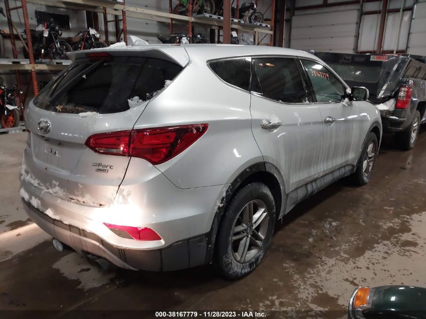 VIN 5XYZTDLB0HG437506 2017 HYUNDAI SANTA FE SPORT no.4