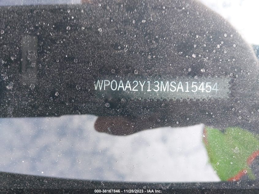 2021 PORSCHE TAYCAN WP0AA2Y13MSA15454