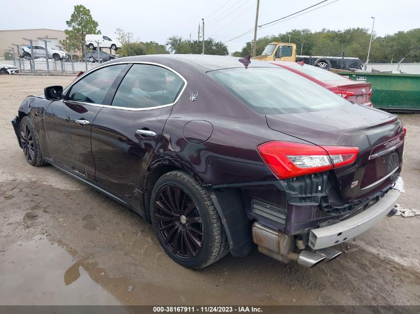 2014 MASERATI GHIBLI S Q4 ZAM57RTA8E1126873