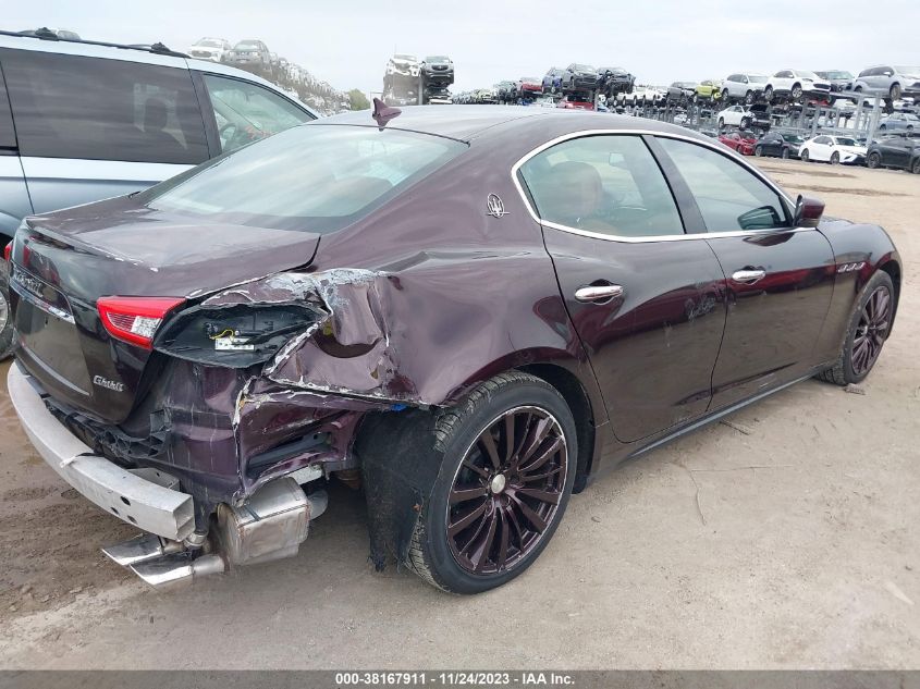 2014 MASERATI GHIBLI S Q4 ZAM57RTA8E1126873