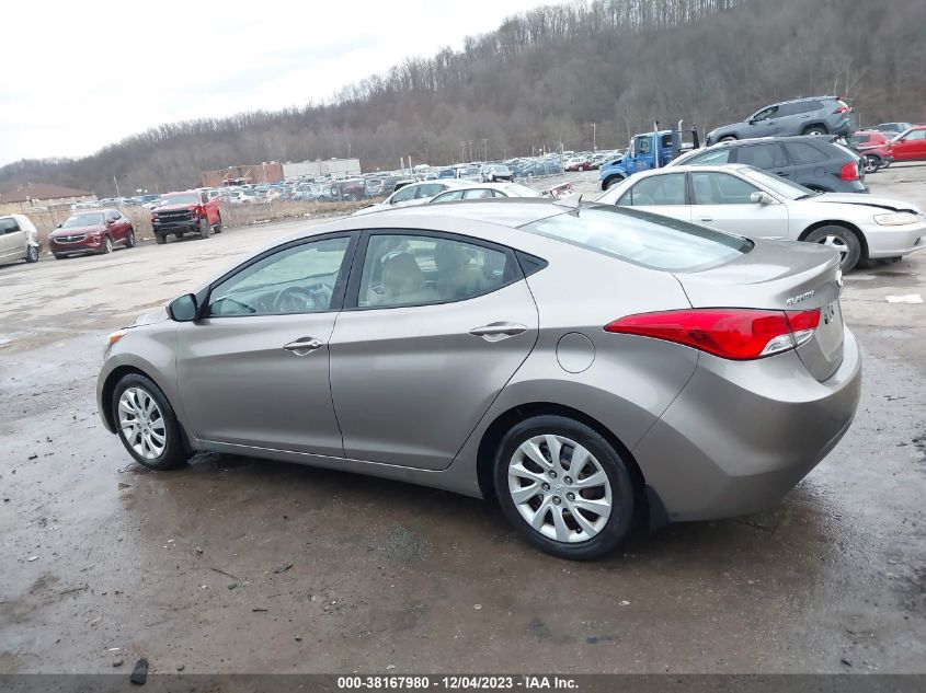 2013 HYUNDAI ELANTRA GLS - 5NPDH4AE4DH204515