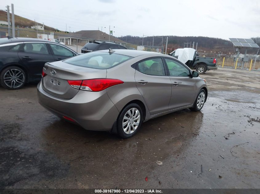 2013 HYUNDAI ELANTRA GLS - 5NPDH4AE4DH204515