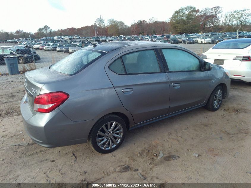 2019 MITSUBISHI MIRAGE G4 SE - ML32F4FJ1KHF11533