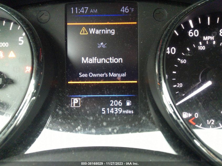 2019 NISSAN ROGUE S/SL/SV - 5N1AT2MVXKC814943