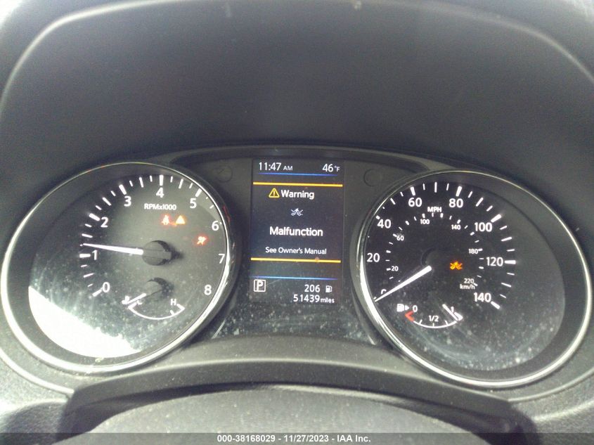 2019 NISSAN ROGUE S/SL/SV - 5N1AT2MVXKC814943