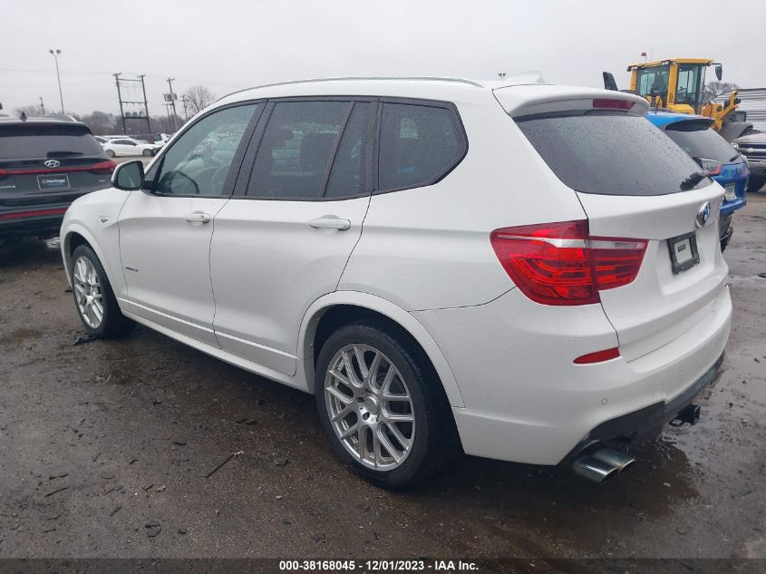 2015 BMW X3 XDRIVE28I - 5UXWX9C50F0D61594