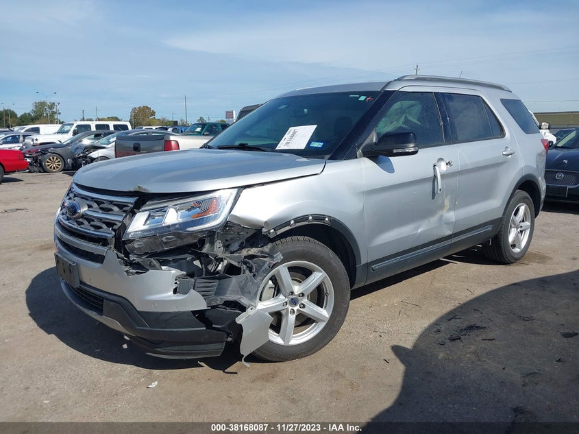VIN 1FM5K7D80JGA13425 2018 FORD EXPLORER XLT