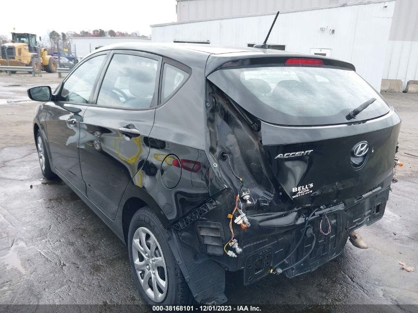 2013 HYUNDAI ACCENT GS - KMHCT5AE3DU109008
