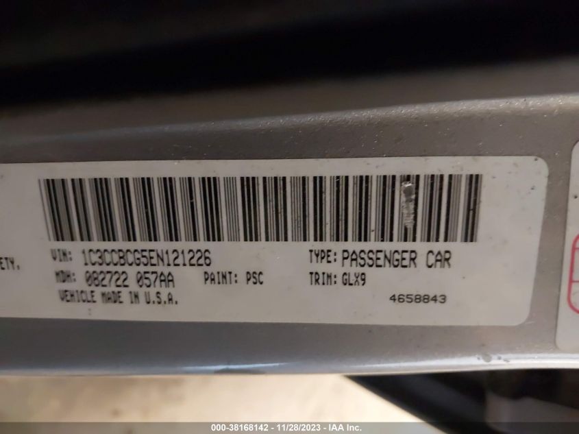 2014 CHRYSLER 200 LIMITED - 1C3CCBCG5EN121226