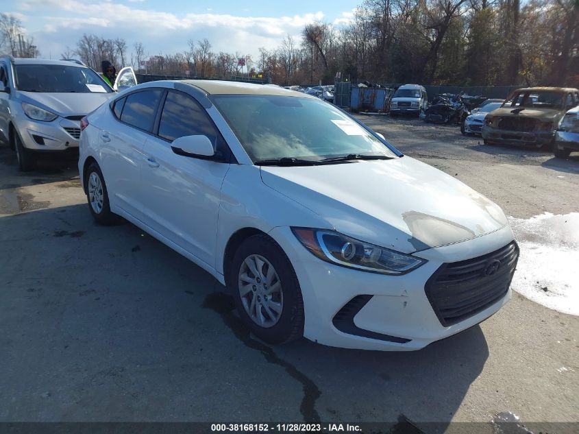 2017 HYUNDAI ELANTRA SE - 5NPD74LF8HH137271