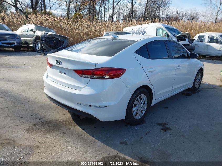2017 HYUNDAI ELANTRA SE - 5NPD74LF8HH137271