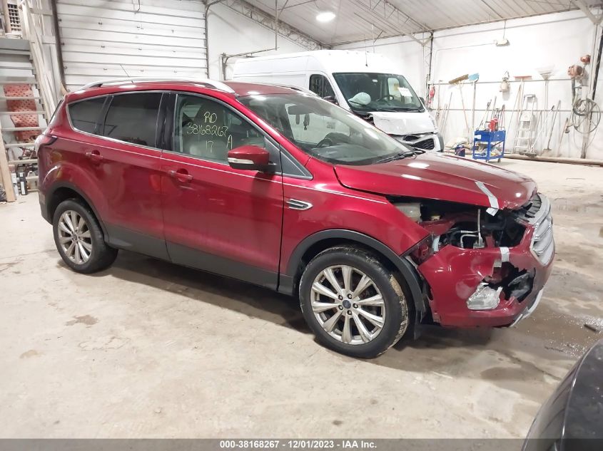 2017 FORD ESCAPE TITANIUM - 1FMCU9J9XHUB76525