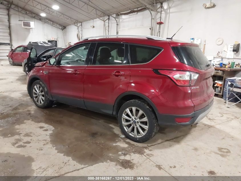 2017 FORD ESCAPE TITANIUM - 1FMCU9J9XHUB76525