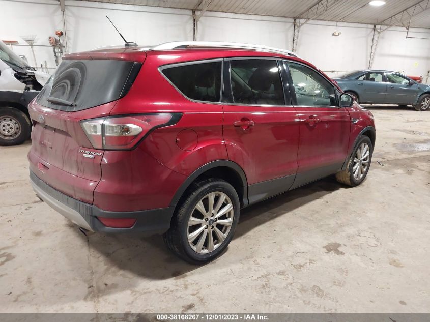 2017 FORD ESCAPE TITANIUM - 1FMCU9J9XHUB76525