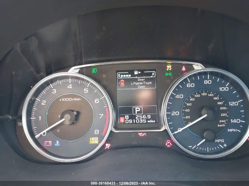 2016 SUBARU CROSSTREK 2.0I LIMITED - JF2GPAKC9GH270882