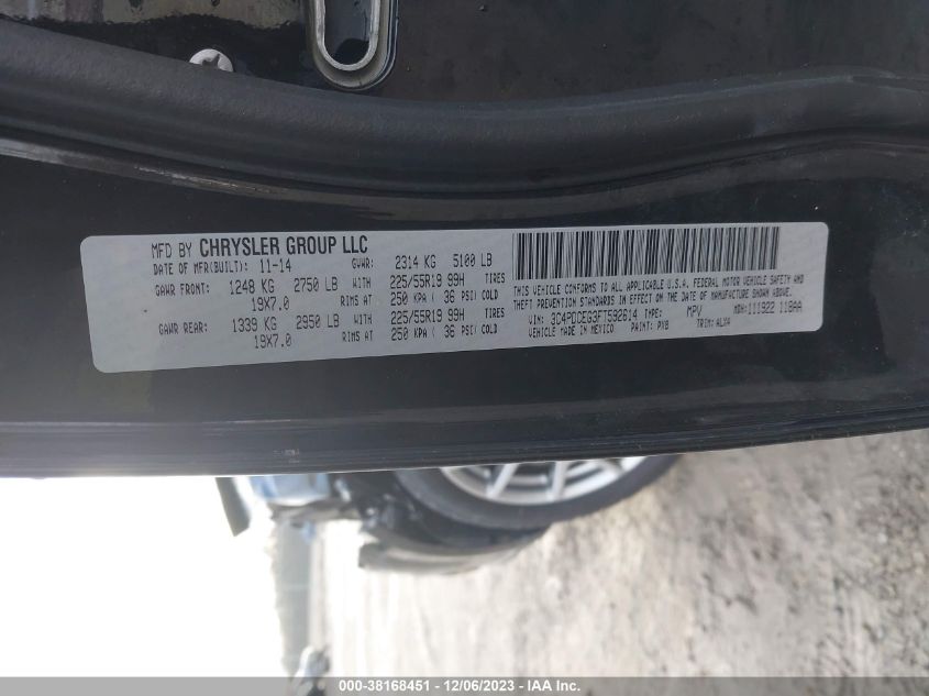 2015 DODGE JOURNEY R/T - 3C4PDCEG3FT592614