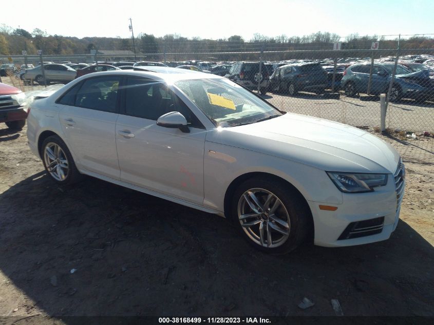 2017 AUDI A4 2.0T SEASON OF AUDI - WAUKMAF45HN060204