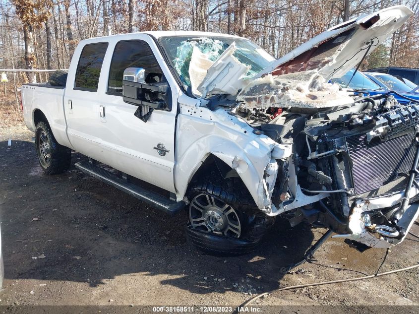 2016 FORD SUPER DUTY F-250 SRW LARIAT/PLATINUM - 1FT7W2BT4GED09788
