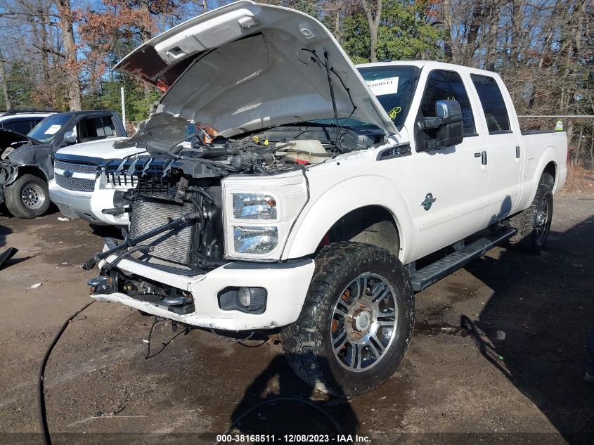 2016 FORD SUPER DUTY F-250 SRW LARIAT/PLATINUM - 1FT7W2BT4GED09788