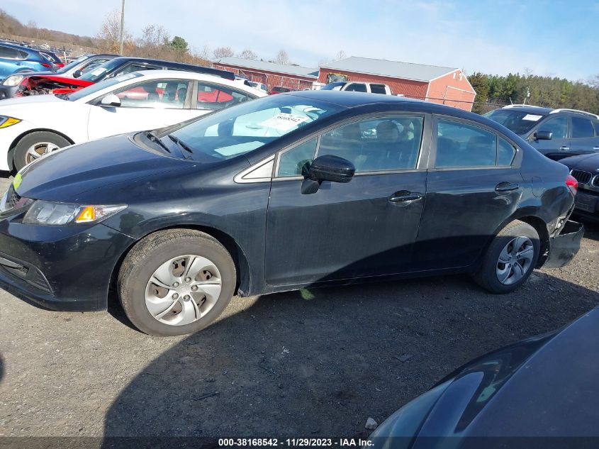 2014 HONDA CIVIC LX - 19XFB2F57EE229647