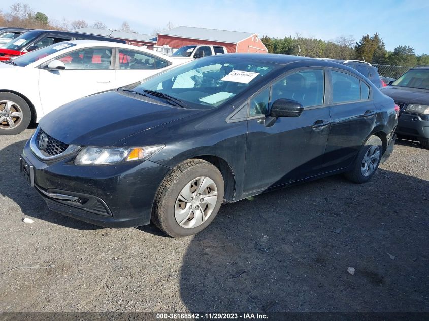 2014 HONDA CIVIC LX - 19XFB2F57EE229647