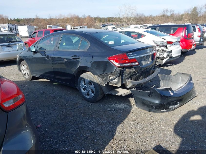 2014 HONDA CIVIC LX - 19XFB2F57EE229647