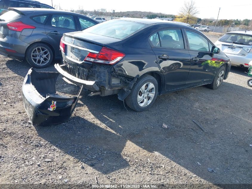 2014 HONDA CIVIC LX - 19XFB2F57EE229647