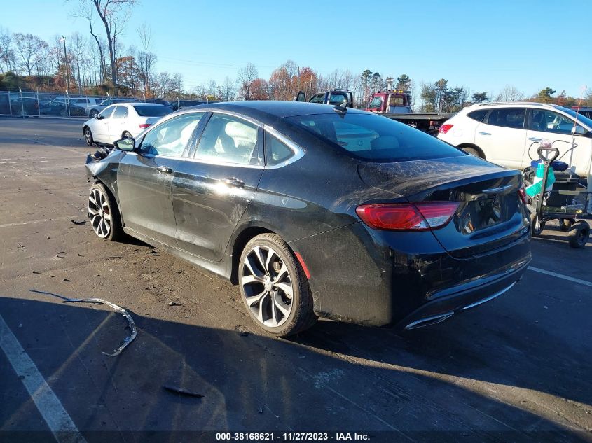 2015 CHRYSLER 200 C - 1C3CCCCG6FN501845