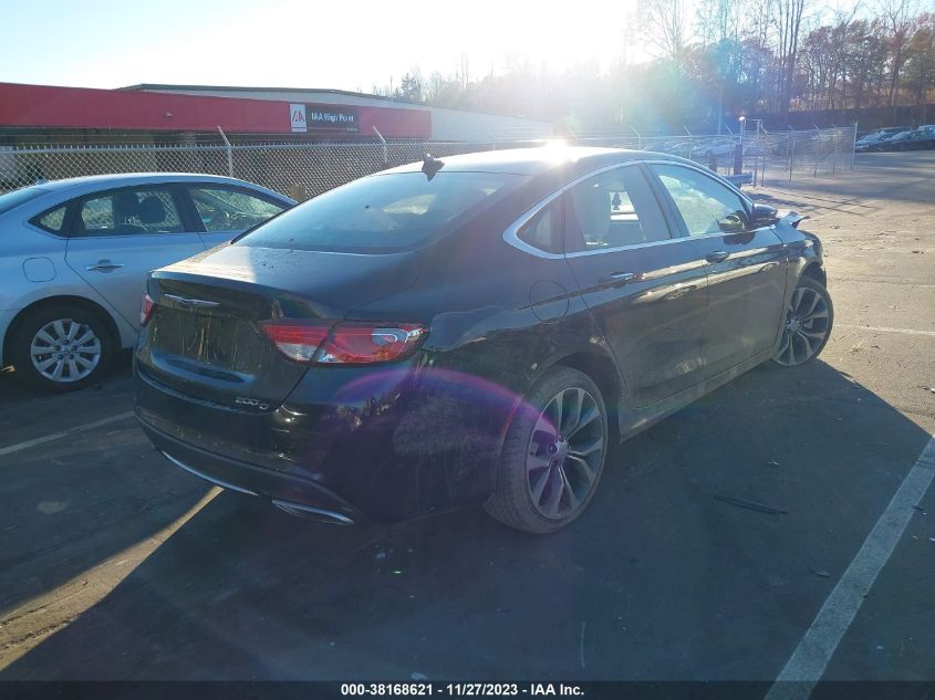 2015 CHRYSLER 200 C - 1C3CCCCG6FN501845