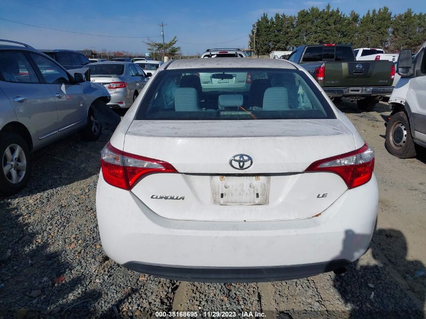 2015 TOYOTA COROLLA L/LE/LE PLS/PRM/S/S PLS - 2T1BURHE6FC429014