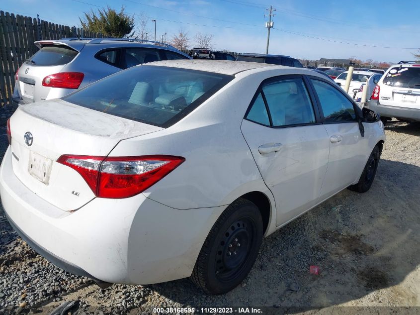 2015 TOYOTA COROLLA L/LE/LE PLS/PRM/S/S PLS - 2T1BURHE6FC429014