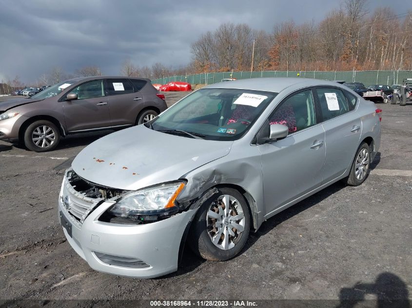 2014 NISSAN SENTRA FE+ S/FE+ SV/S/SL/SR/SV - 1N4AB7AP6EN854509