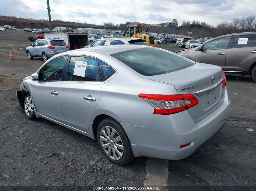 2014 NISSAN SENTRA FE+ S/FE+ SV/S/SL/SR/SV - 1N4AB7AP6EN854509