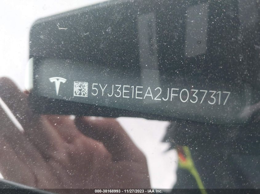 2018 TESLA MODEL 3 - 5YJ3E1EA2JF037317