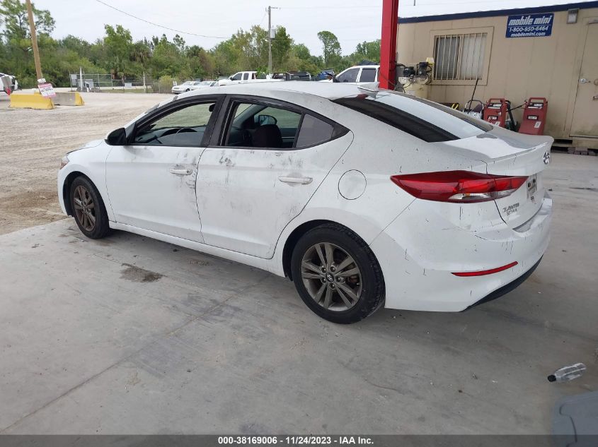 2018 HYUNDAI ELANTRA SEL - 5NPD84LFXJH302420