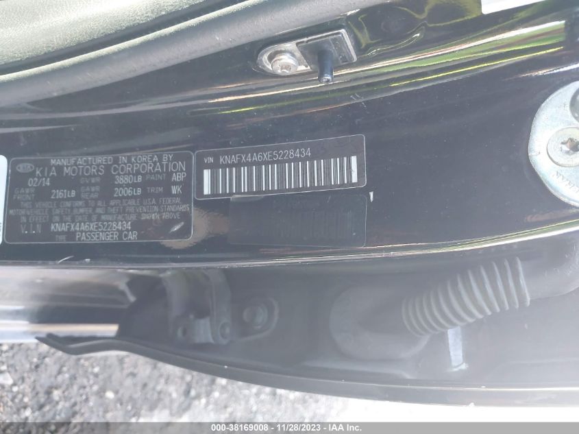 2014 KIA FORTE LX - KNAFX4A6XE5228434
